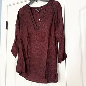 NWT Express Maroon Blouse